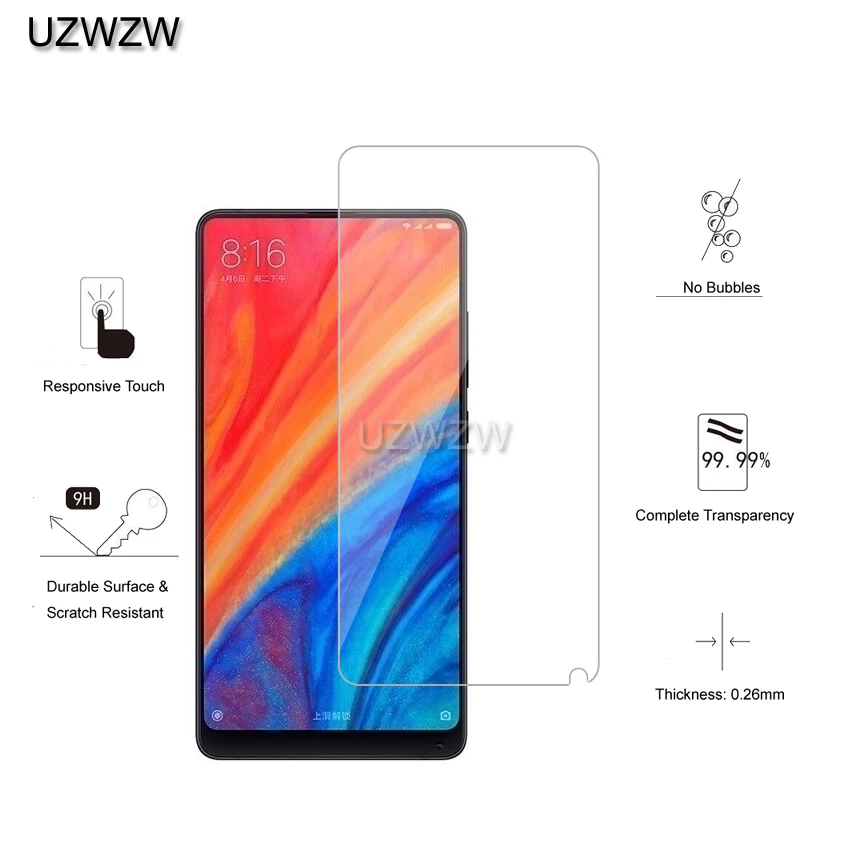 2 шт для Xiaomi mi Mix 2s Pre mi um 2.5D 0,26 мм закаленное стекло для защиты экрана для Xiaomi mi Mix 2s защитное стекло