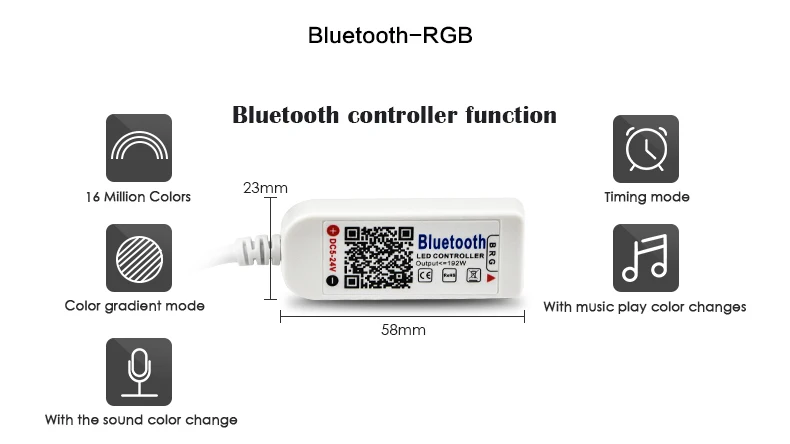 12 В светодиодные ленты свет RGB контроллер 44/24 ключи Wi Fi Bluetooth светодиодный контроллер для 2835 5050 светодиодные ИК беспроводной отдаленных