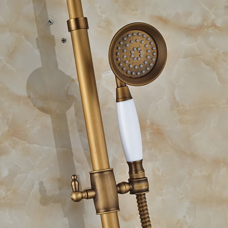 Новинка США бесплатная доставка ретро античный латунный смеситель для душа