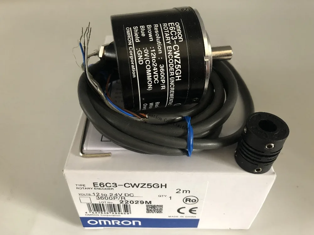 Wholesales OEM OMR Rotary Encoder E6C3-CWZ5GH 3600P/R Best Quality encoder e6c3-cwz5gh 3600p/r 12 to 24vdc with 1 year warranty |