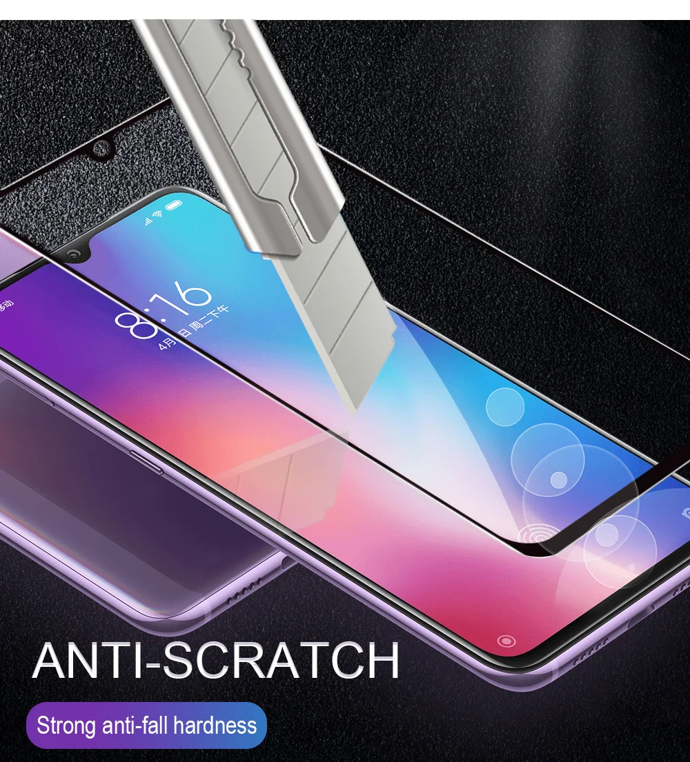 3 в 1 защитный экран из закаленного стекла для Xiaomi Redmi Note 7 Pro для Redmi Note 7 защитная пленка для телефона пленка для камеры на мобильном телефоне кольцо