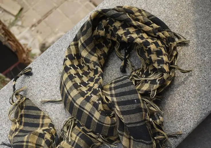 2016 Арабских Shemagh Keffiyeh Шарф Военная Тактическая Шарфы Утолщенной Мотобайк