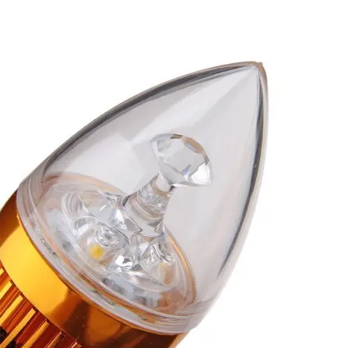 HR 4 X E14 Ampoule Lampe Spot 3 светодиода Blanc Chaud 3600 K 6000 6W Бесплатная доставка Свеча лампа|candle