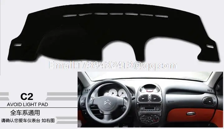 

for citroen C2 2003 2004 2005 2006 2007 2008 2009 dashmats car-styling accessories dashboard cover