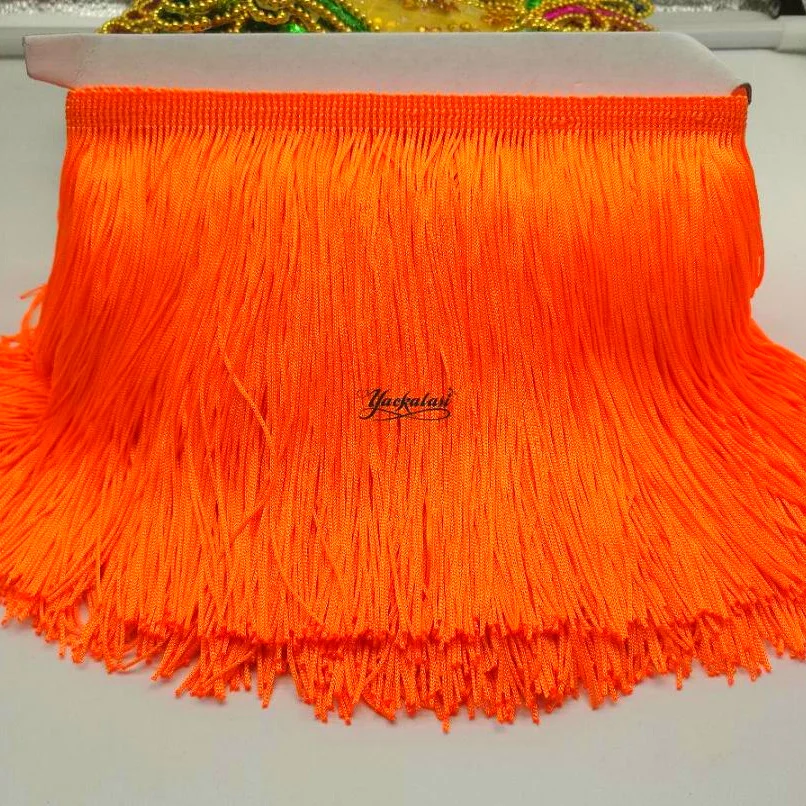 10 ярдов/Lot платье бахрома обрезки кисточка яркая кружево из полиэстера с одной