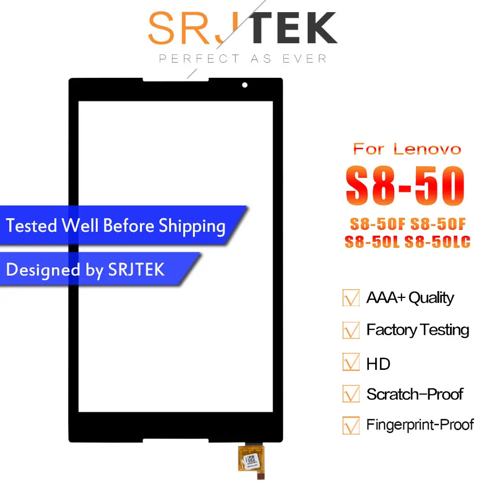 Srjtek 8 дюймовый сенсорный экран для Lenovo Tab S8|touch screen digitizer|touch screenscreen panel |