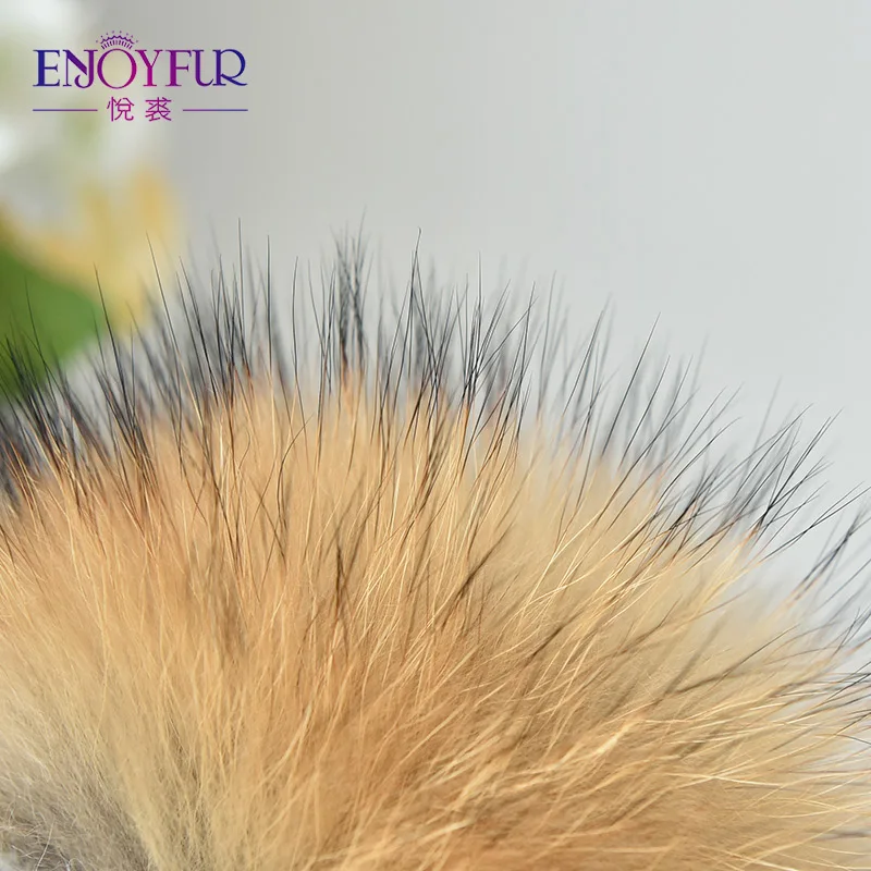 ENJOYFUR зима натуральный мех Pom Hat для Для женщин толстый теплая шерсть шапки леди шляпу громоздкая шапочки меховая шапка женская