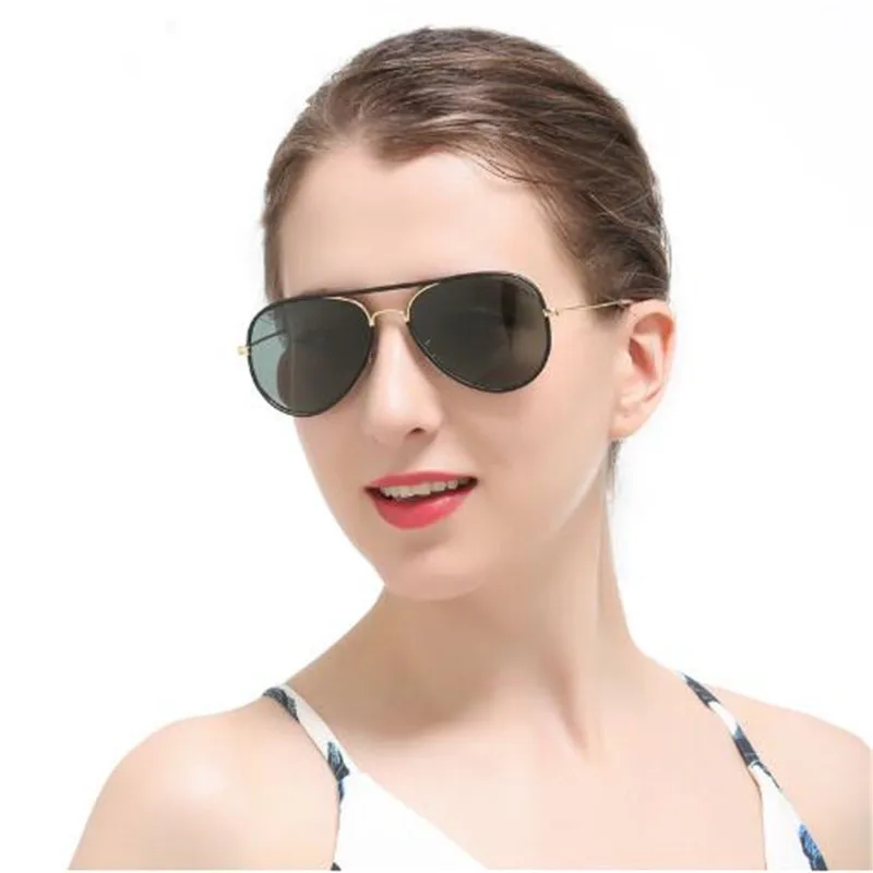 2017 Высокое Качество Ретро Пилоты Мужчины Женщины Бренд Дизайнер Солнцезащитных