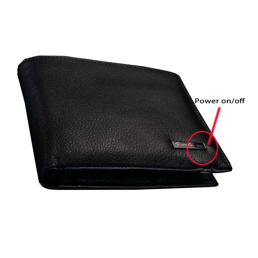 Минималистичный rfid защитный кошелек из натуральной кожи анти-потерянный анти