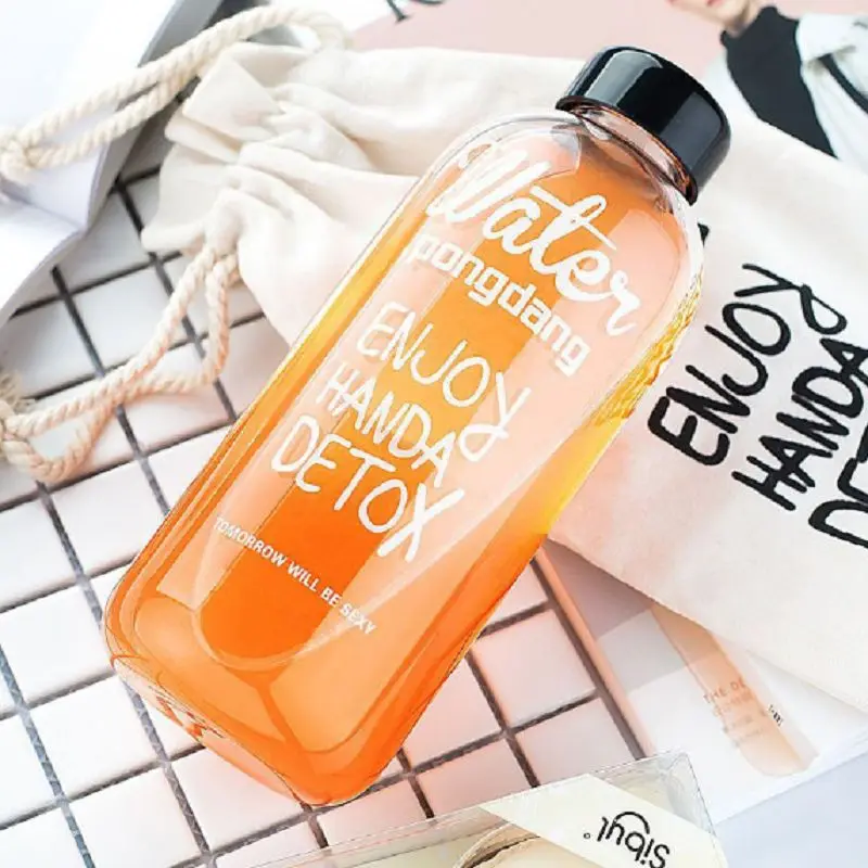 1L популярная модная творческая большая емкость портативная чашка для воды