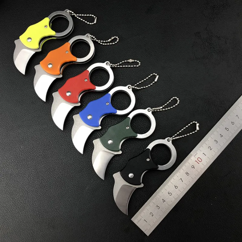 Тактический мини нож коготь для активного отдыха складной карманный 440C