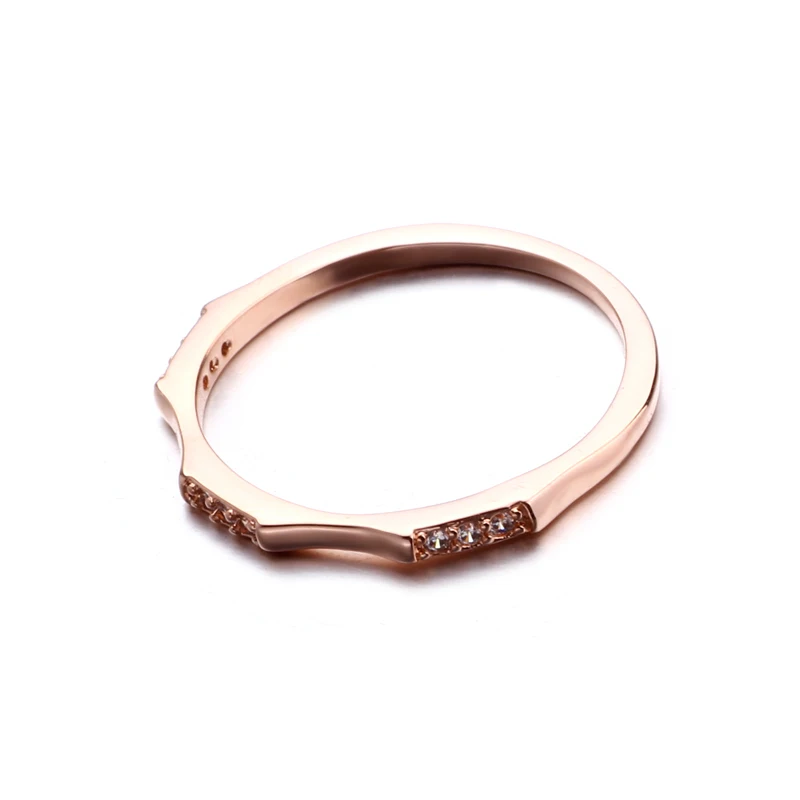 Простые Кольца для женщин розовое золото серебристый цвет хвостовое кольцо