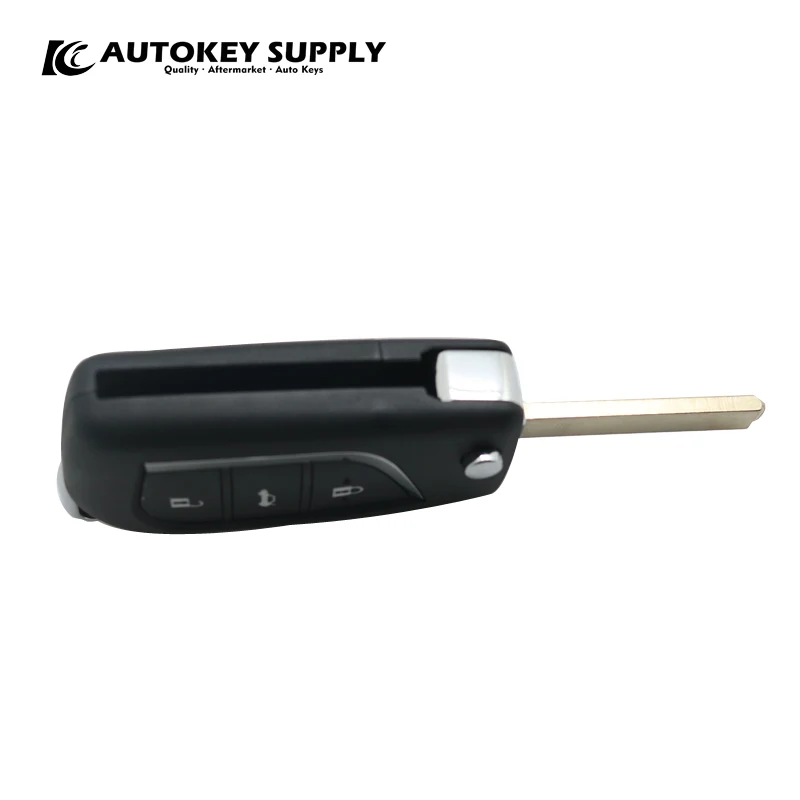 Компания autokey Supply Завод прямых продаж. Для Toyota Corolla модифицированный 3 кнопки дистанционного флип-ключа 433 МГц(2007-2013) Автомобильный ключ. AKTYC412