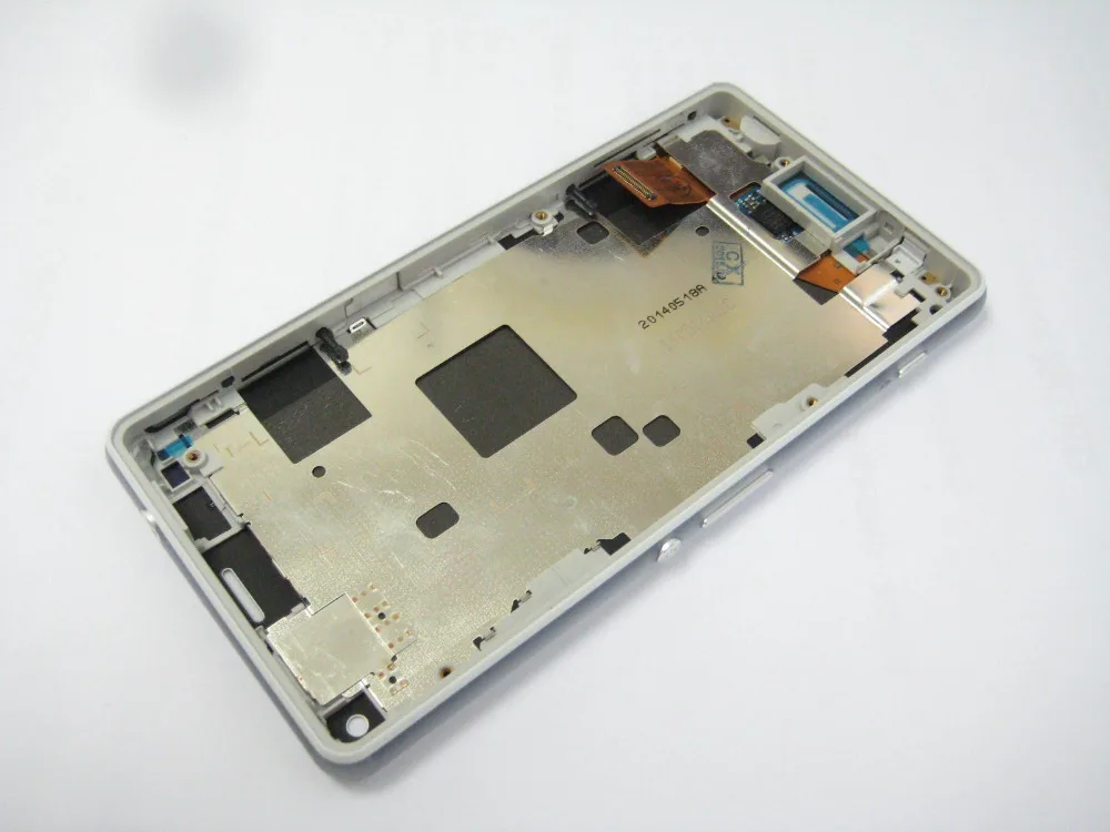 Для Sony Xperia Z3 Compact Mini D5803 D5833 серебристый/черный Цвет Передняя рамка Корпус |