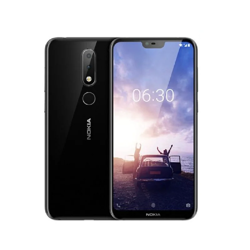 Мобильный телефон Nokia X6/6,1 plus, 5,8 дюймов, 18:9 FHD+ Восьмиядерный процессор Snapdragon 636, 3060 мАч, Мп+ Мп камера, сканер отпечатков пальцев, смартфон - Цвет: 6GB 64GB black