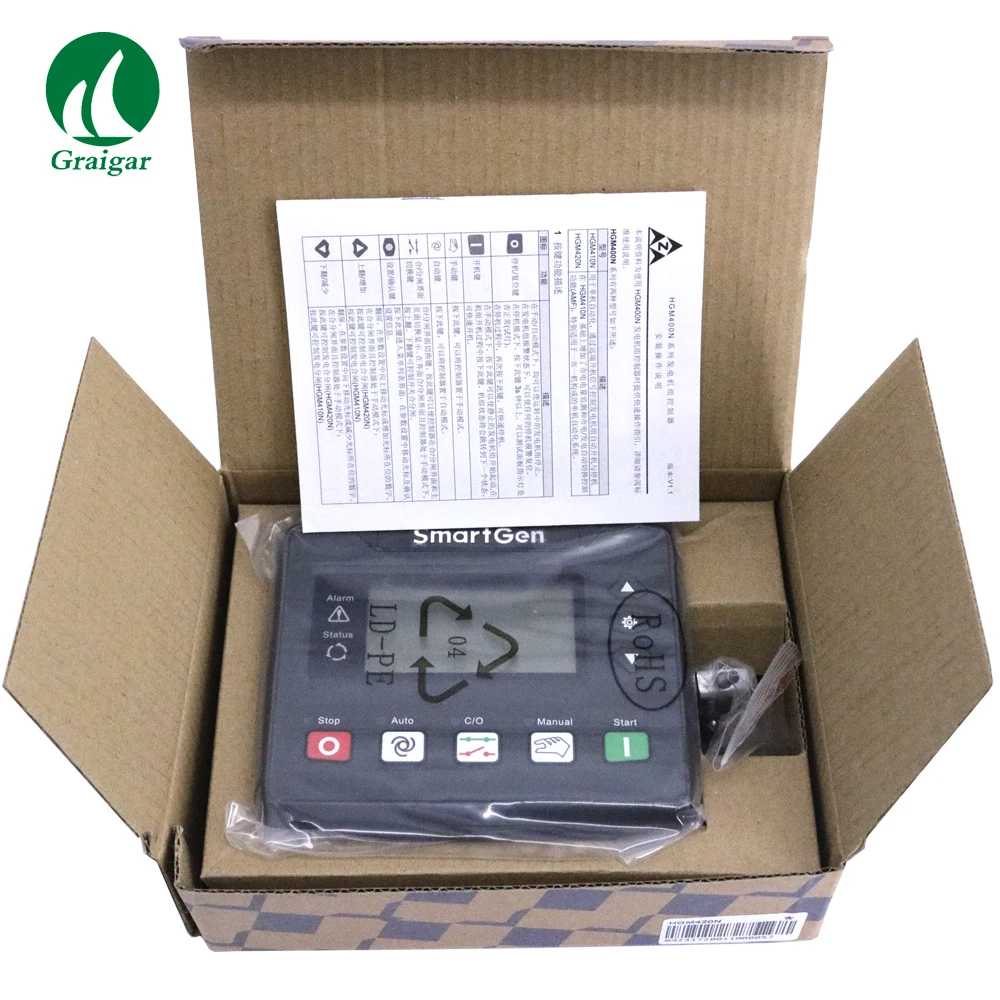 Новый автоматический контроллер генератора Smartgen HGM420N для автоматизации и