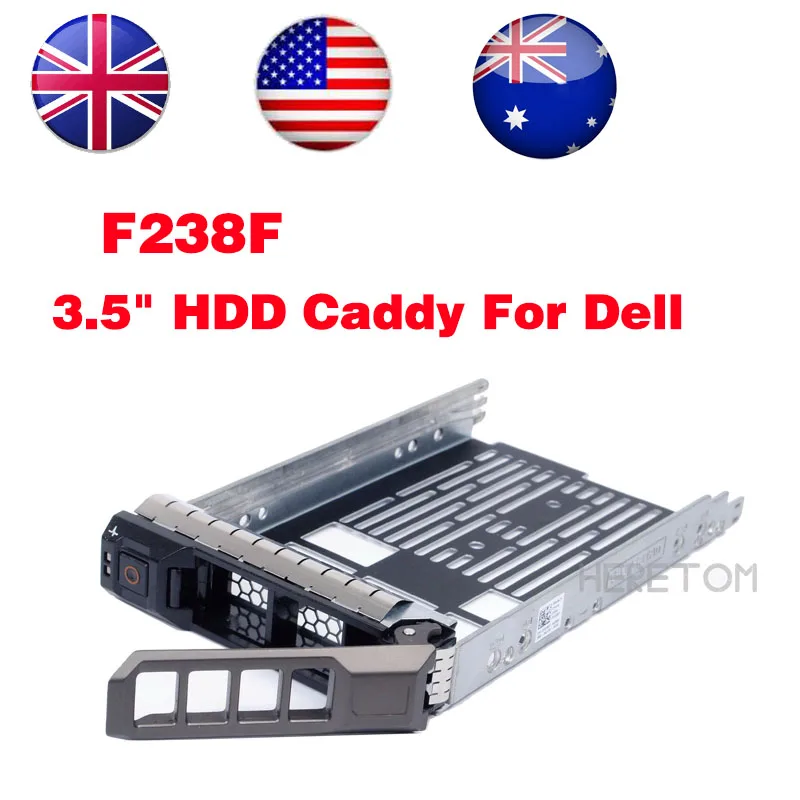 Heretom США/Великобритания/AU 3 5 &quotSAS/SATA лоток Caddy 0F238F X968D F238F для DELL R710 R610 R410 T710 T61 T610