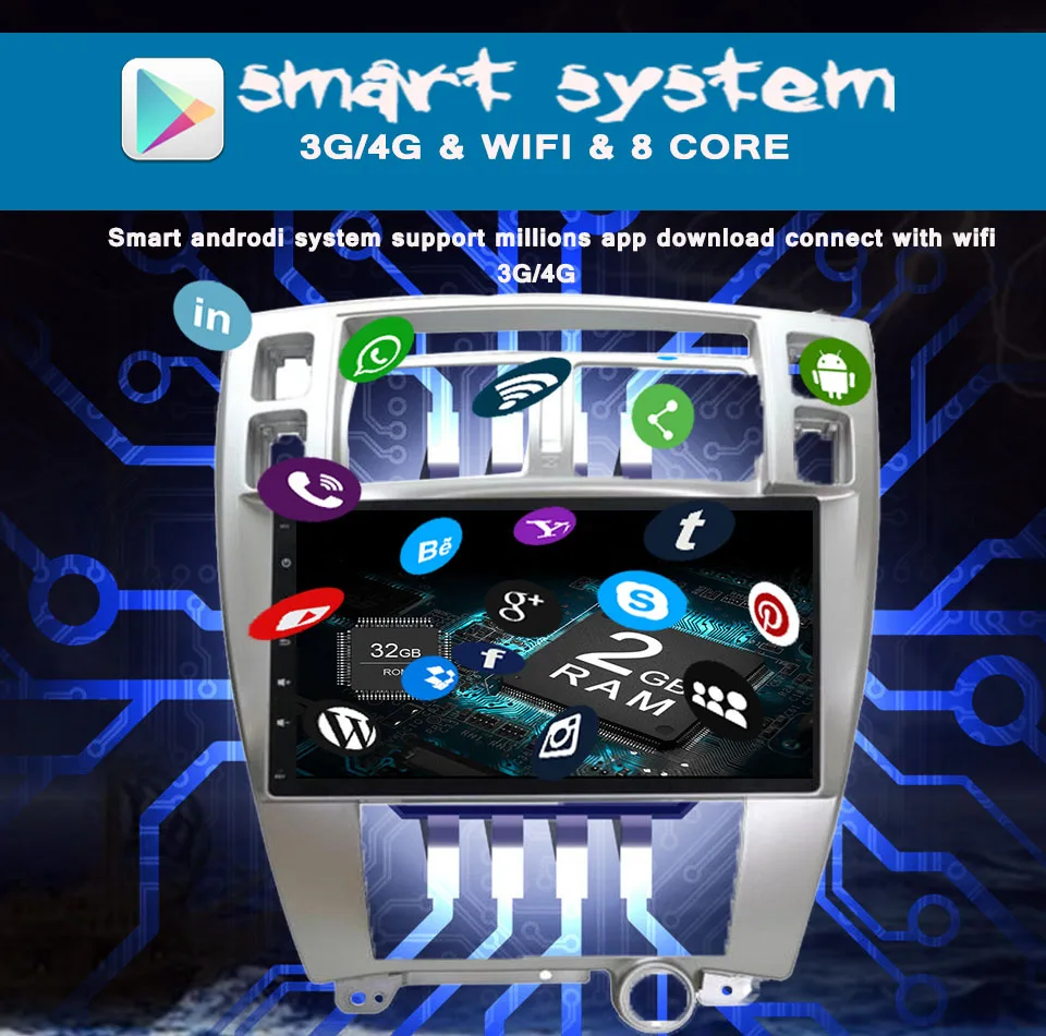 10 1 ''android 0 6 + 128G Автомобильный мультимедийный плеер dvd для Hyundai Tucson 2006 14 головное
