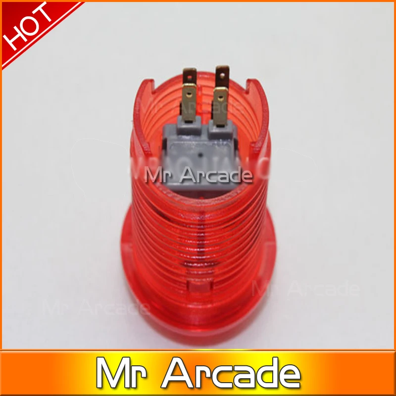 Светодиодная аркадная кнопка с диаметром отверстия 28 мм 5 В С