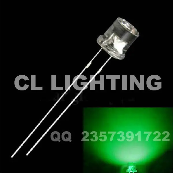 1000 шт. бесплатная доставка широкий угол обзора белый светодиод 5 мм (лампа с