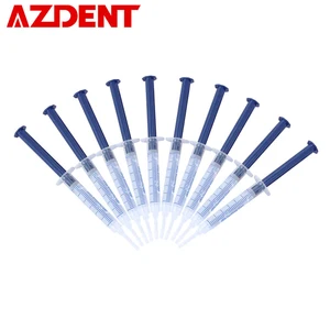 AZDENT горячее стоматологическое оборудование 3X3 мл набор для отбеливания зубов система отбеливания пероксида Оральный гель комплект ультра белая лампа отбеливатель зубов