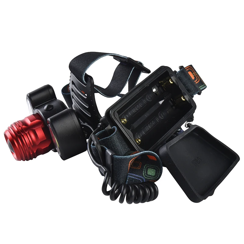 Litwod Z40305 XM L T6 + 2 * COB светодиодный налобный фонарь для использования 2*18650