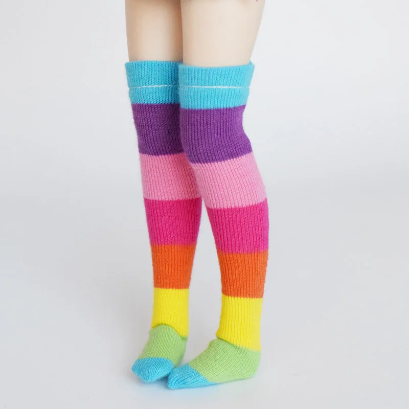 1 пара милых носков для куклы Blyth, Azone, Licca, куклы-Барби, 1/6 цвета, аксессуары, игрушки для девочек