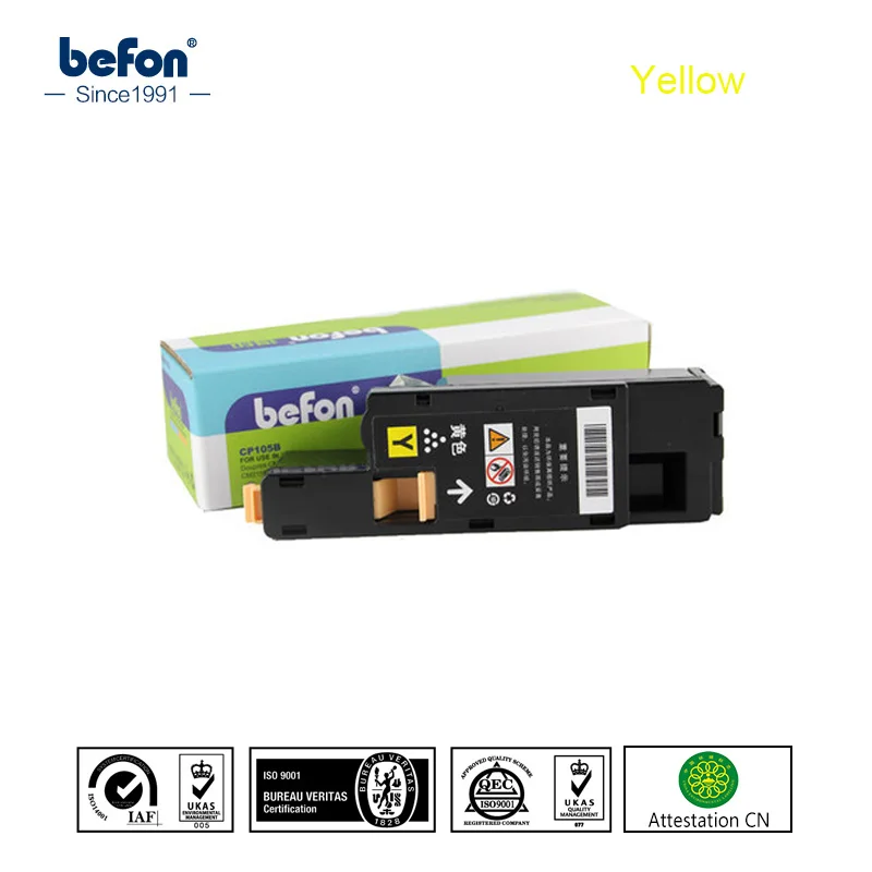 

befon Compatible Yellow Y Toner Cartridge Compatible for Xerox Phaser 6000 6010 WorkCentre 6015 6015V Printer