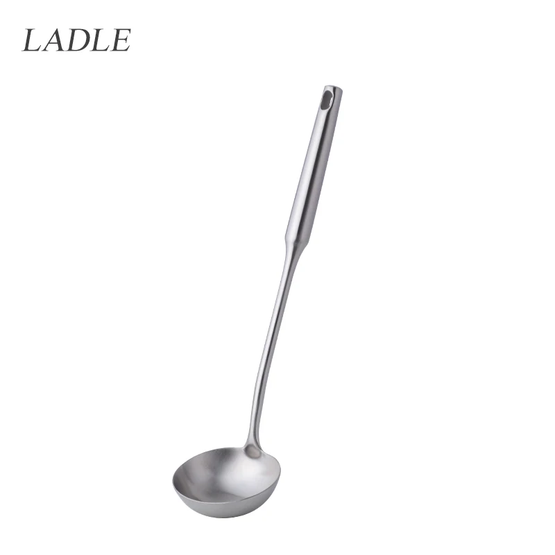 Soup Ladle-Sliver Нержавеющая сталь Золото суповая ложка щелевая дуршлаг ложка с длинной ручкой набор фильтр скиммер кухонный инструмент посуда - Цвет: Soup Ladle-Sliver