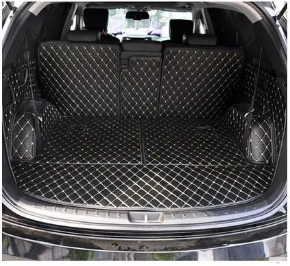 Полный комплект автомобильных ковриков для багажника Hyundai Grand Santa Fe 7 мест 2018 2013