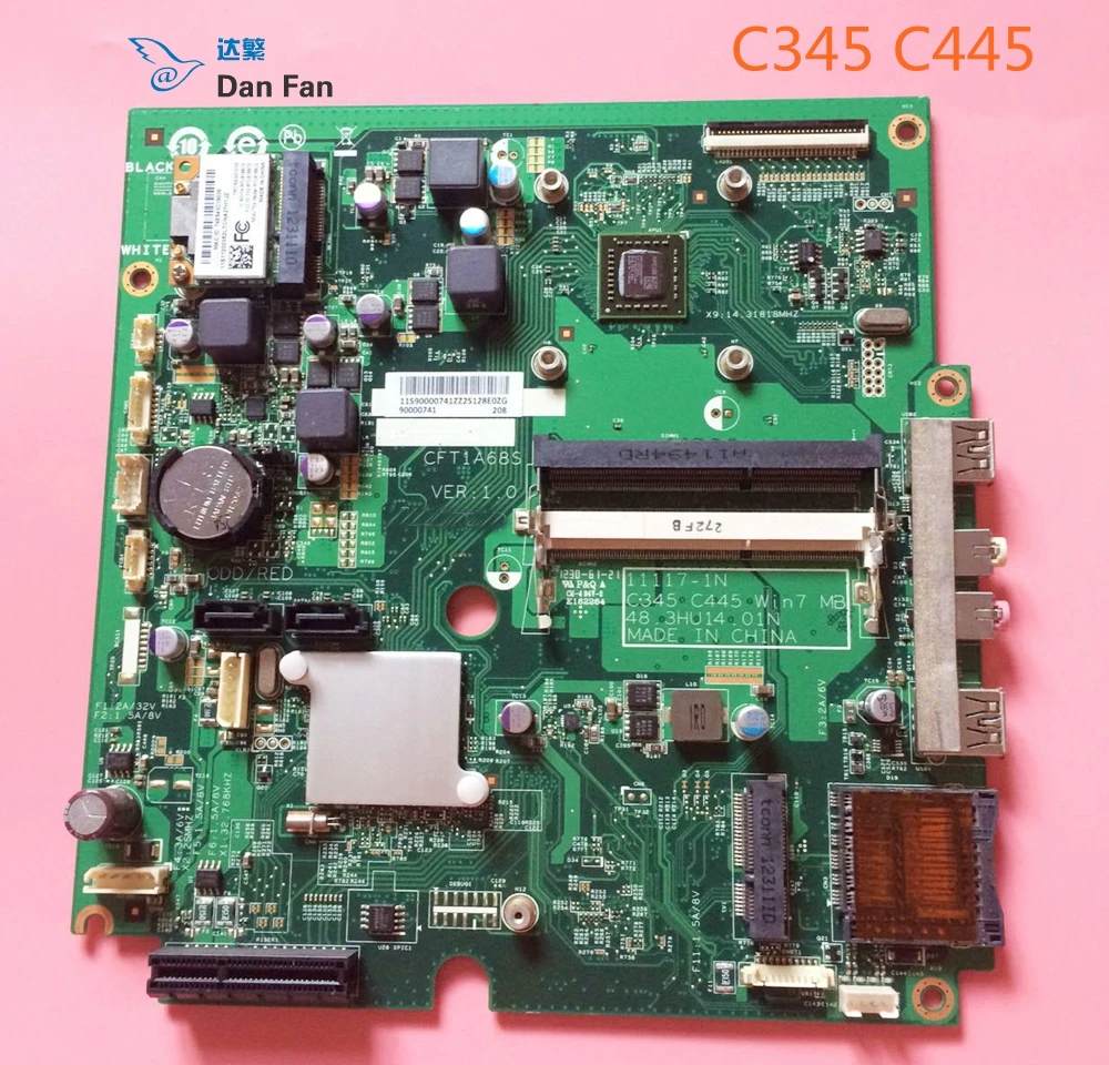 

For Lenovo C345 C445 AIO Motherboard CFT1A68S 11117-1N 48.3HU14.01N Mainboard 100%tested fully work