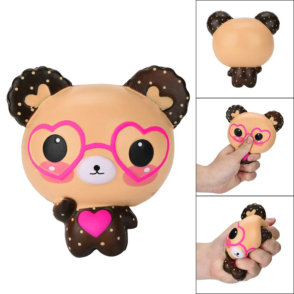 Мягкая игрушка милый каваи мультфильм пиво сжимается кошка торт игрушки