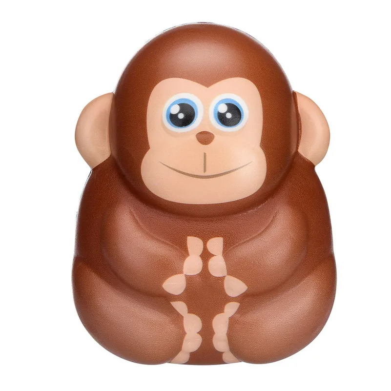 Сжимаемые игрушки Kawaii очаровательная игрушка обезьянка медленно поднимающийся