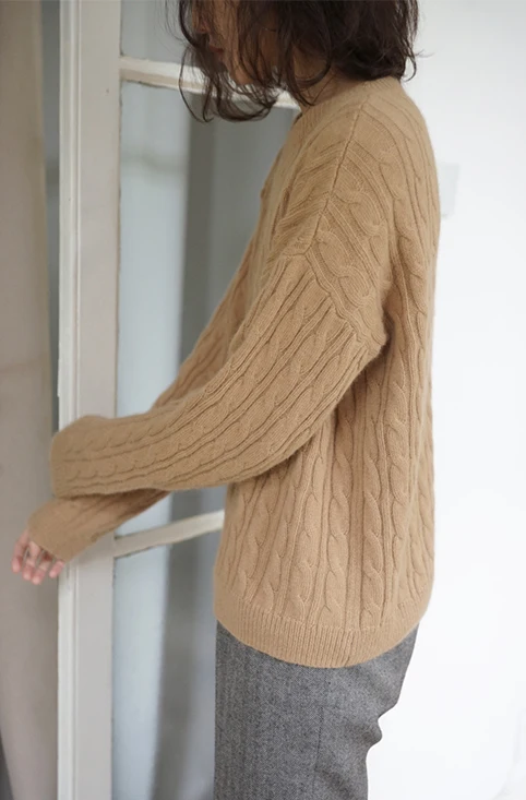 Women Pullovers 100% Cashmere and Wool Knitting 2018 New Fashion Oneck Winter Knitwear Girls Standard Clothes | Женская одежда