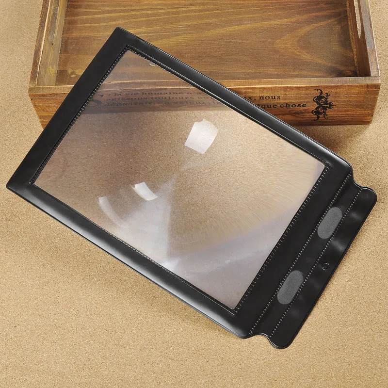 Beileshi Big A4 Full Page Sheet 1PC 3x Magnifier Large Reading Magnifying Glass Book Aid Lens Magnification | Инструменты