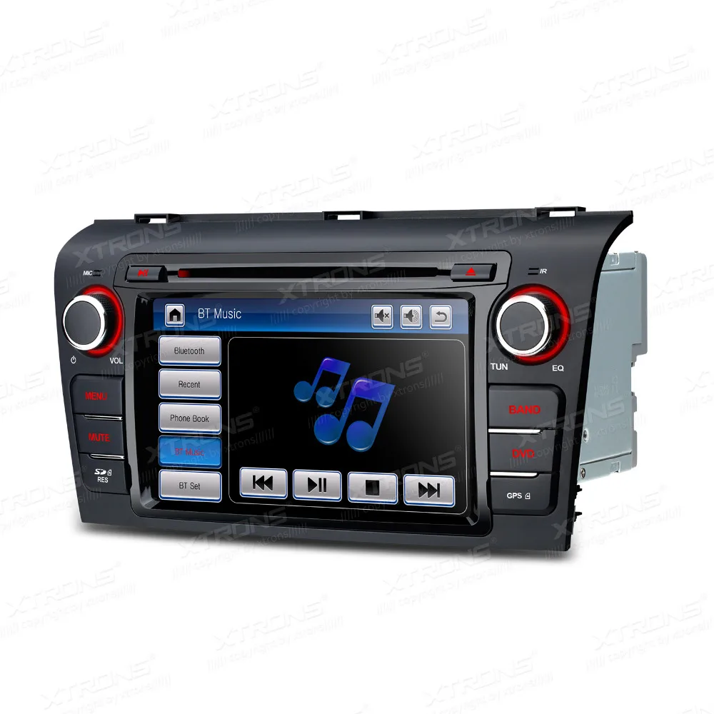 XTRONS 2 din автомобильный DVD плеер 7 дюймовый HD сенсорный Экран GPS Navigaton рулевое колесо