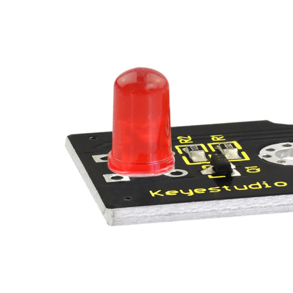 Суперъяркий цветной светодиодный модуль Keyestudio для Arduino (красный)|Аксессуары