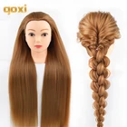 Парикмахерский манекен с длинными волосами Qoxi