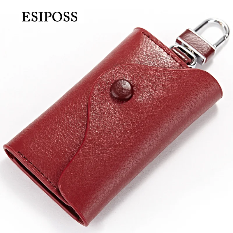 Esiposs мужской Автомобильный держатель для ключей кожаный Мужской органайзер