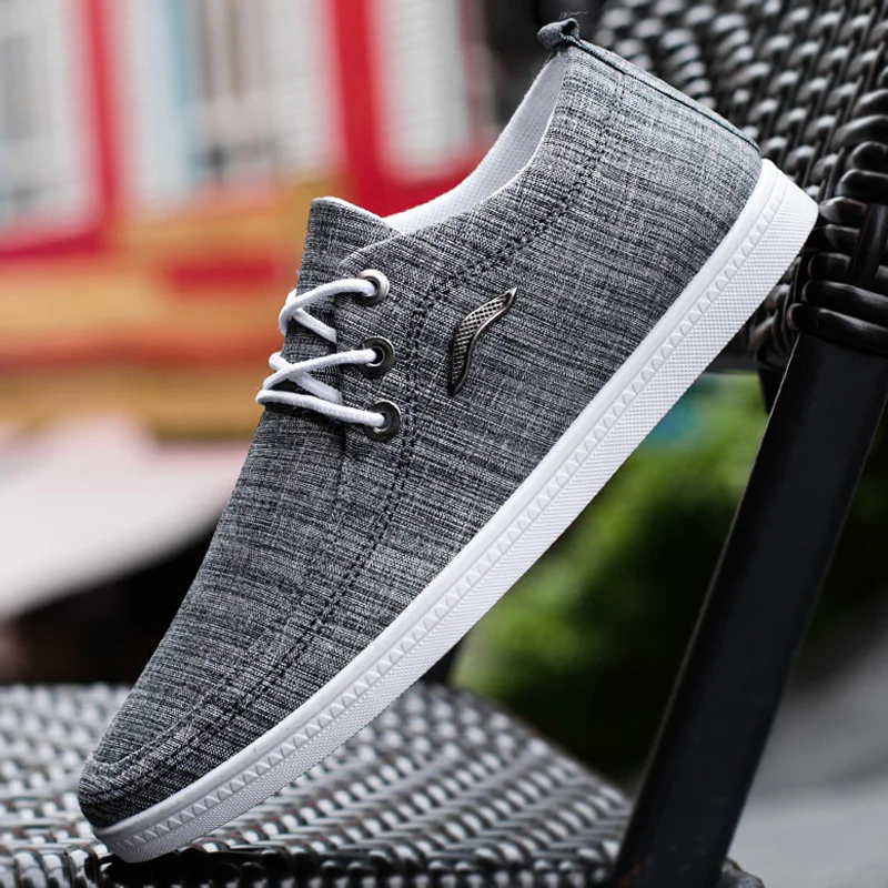 2019 New Men's Shoes Men Loafers Breathable Driving High Quality Casual Slip-on Canvas For Male Sneakers | Обувь