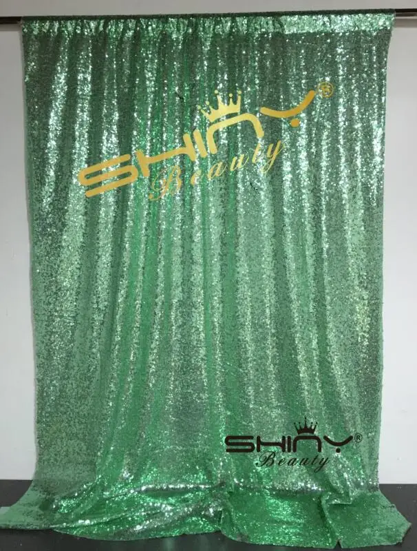 Green ShinyBeauty 20x10 футов бронзовые занавески для гостиной, фон с блестками, свадебные фото стенды, вечерние фоновые фотографии с блестками - Цвет: Green