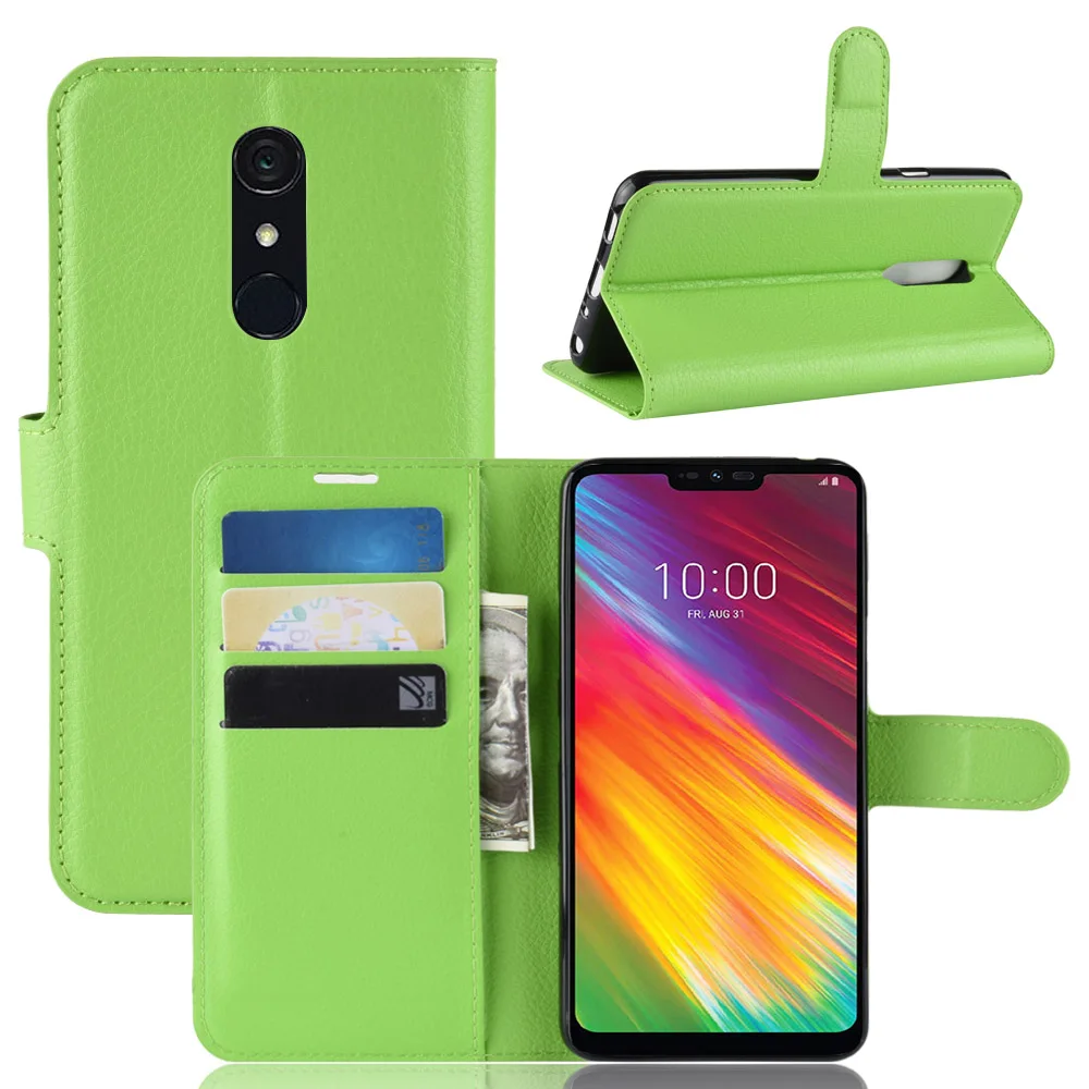 Роскошный кожаный флип-чехол Baiscxst для LG G7, чехол-книжка с подставкой для LG G7, чехол-книжка для телефона