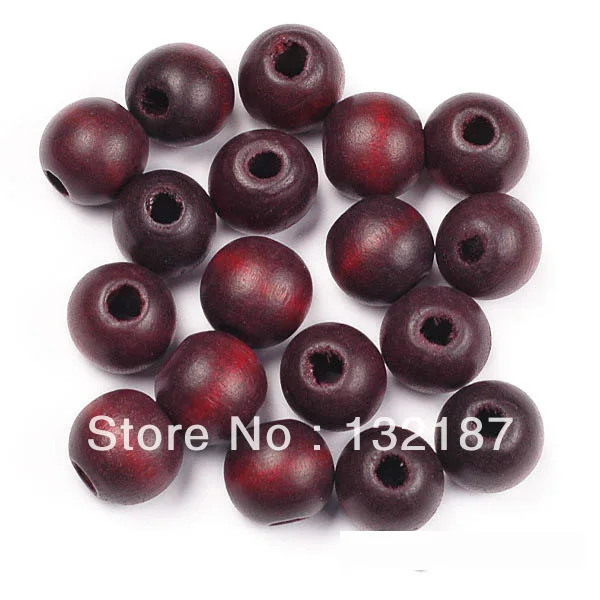 

natural wood beads various size multiple color wood beads WOOD 114