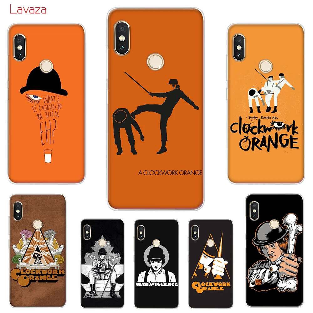 Жесткий чехол для телефона Lavaza A Clockwork оранжевая пленка аниме Xiaomi Redmi 5A 5 Plus 6 Pro 6A