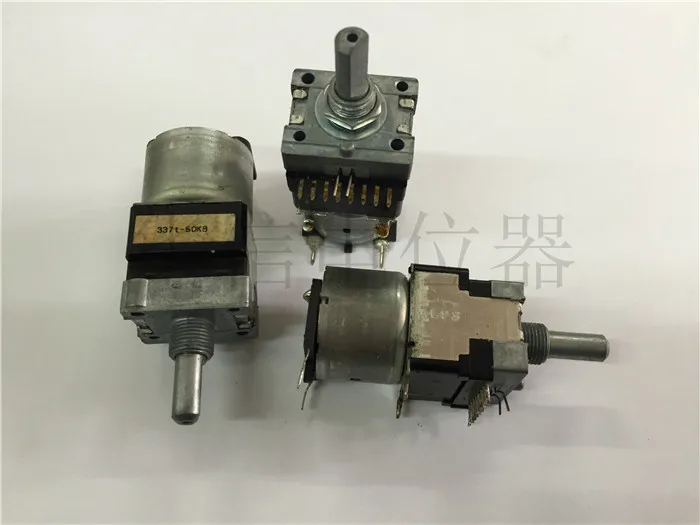 

[VK] Used Japan ALPS RK168 337T-50KB single lamp motor potentiometer B50K handle 20MMF switch