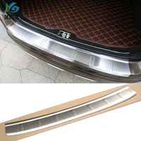 car styling stainless steel outer rear bumper trunk fender door sill plate protector guard covers for volvo xc60 xc 60 2009 2015