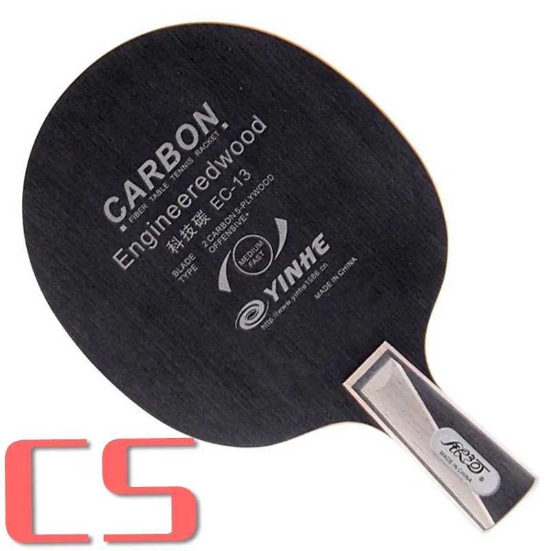 CS short handle Галактика Млечный Путь Yinhe EC-13 Карбон EC 13 EC13 Engineeredwood OFF+ лезвие для настольного тенниса для ракетки для пинг-понга - Цвет: CS short handle