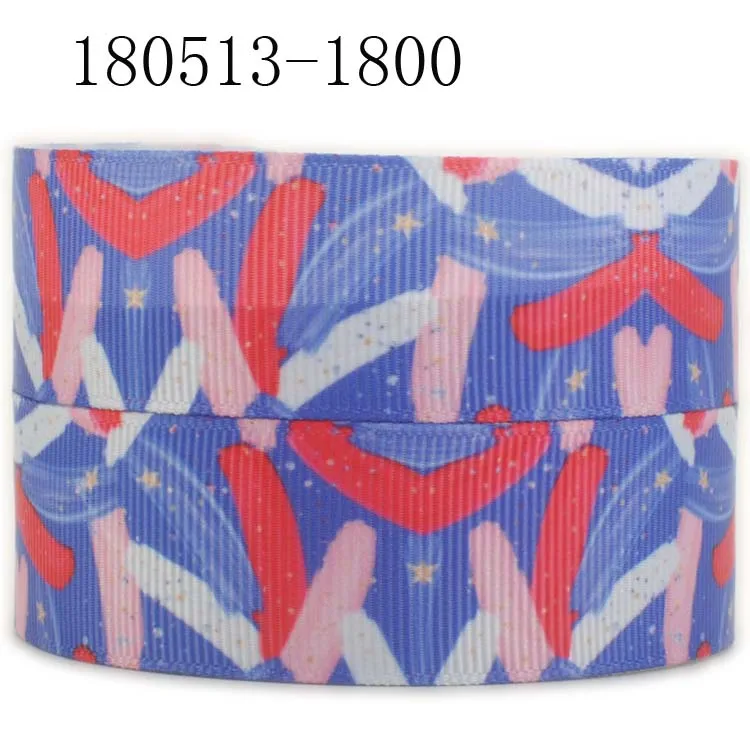 10yards - different size -American stars ribbon -Independent Day/Patriotic/American flags printed grosgrain ribbon/satin | Дом и сад