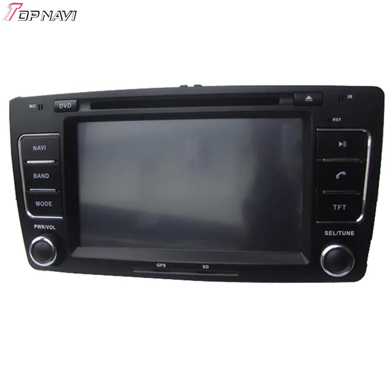 Topnavi 7 ''четырехъядерный Android 6 0 Автомобильный DVD проигрыватель для SKODA OCTAVIA 2013
