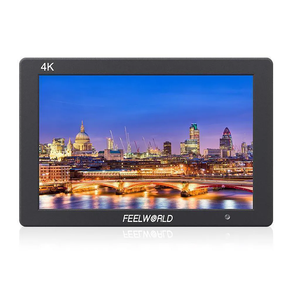 Feelworld T7 4K HDMI вход/выход на камеру монитор Full HD 7 &quotIPS экран дисплей алюминиевая
